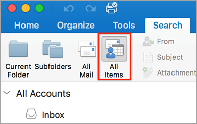 eliminate email address from recents in outlook for mac